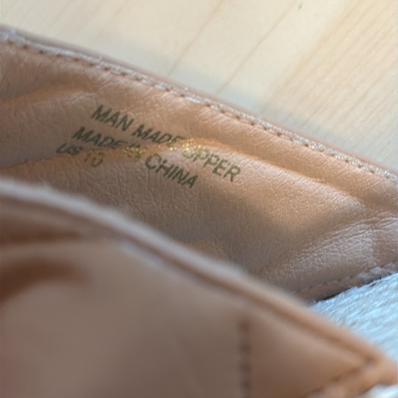 Oasis Society Sona Beige/Cream Quilted Slide Espadrille Jute Sandals Size 10 - Picture 6 of 7